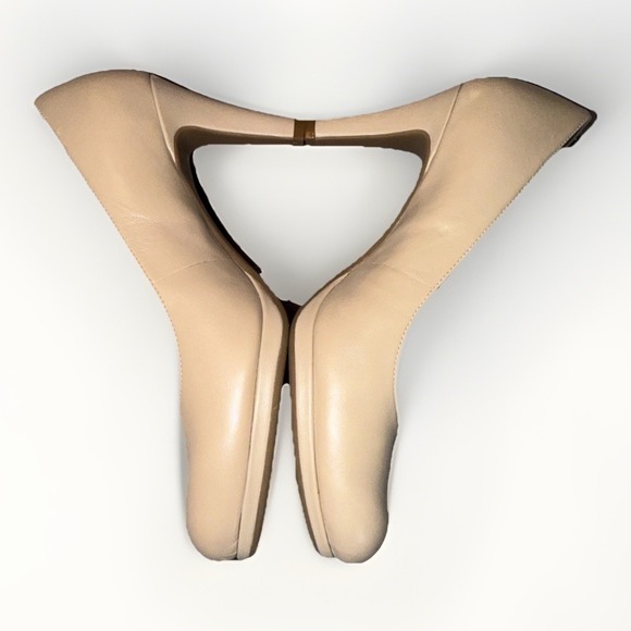 Naturalizer Womens Michelle Taupe Leather Pumps Shoes US Size 6.5 M, EU 36.5 - Picture 4 of 10